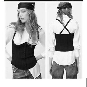 Zara Knit Corset Top